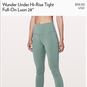 ISO high rise winder under leggings
